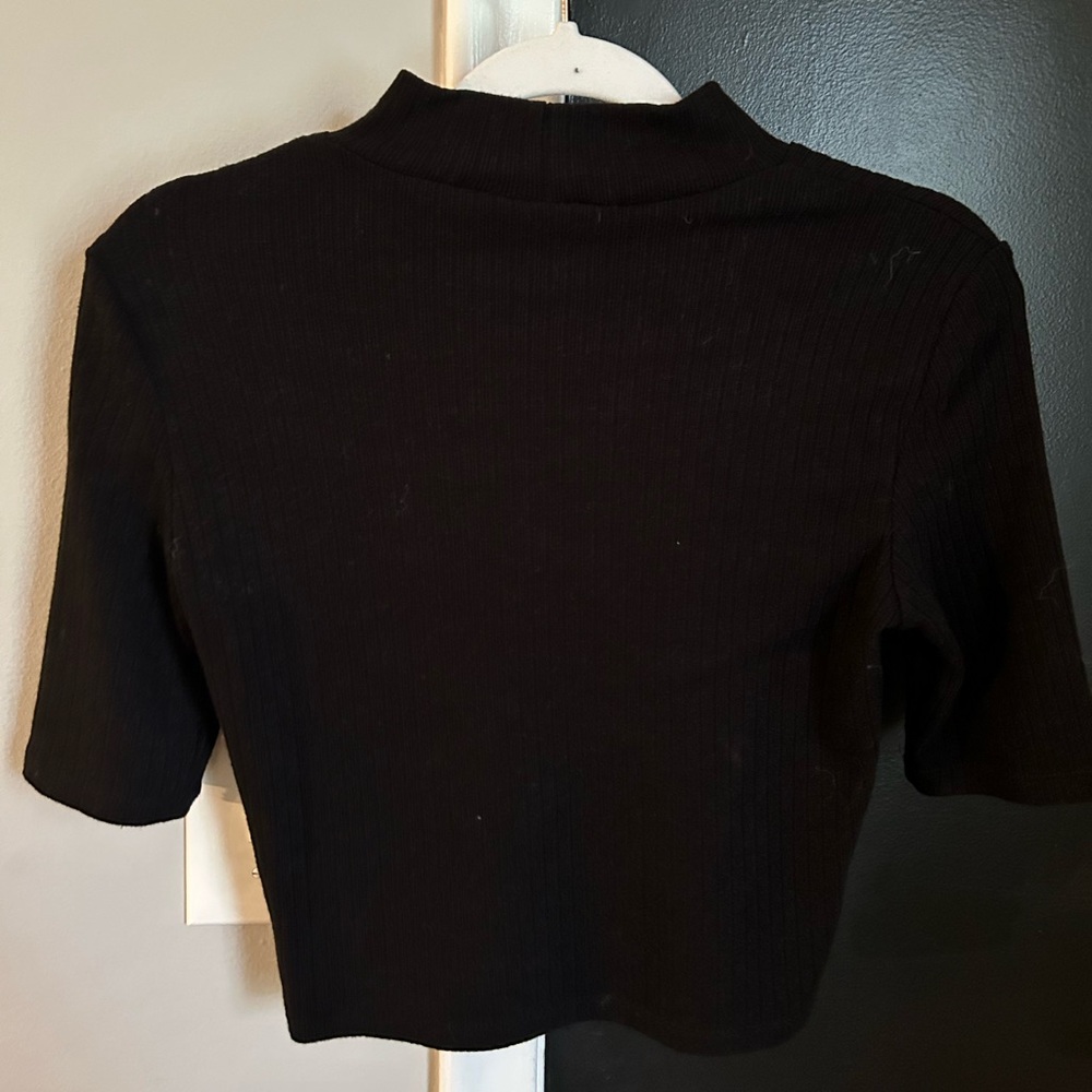 Zara ribbed knit top